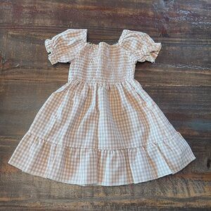 Gingham Smocked Dress